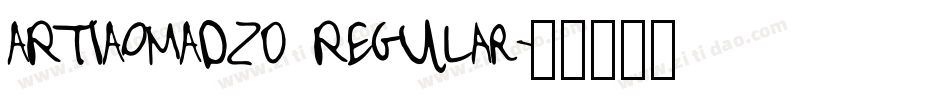 ARTIAOMADZ0 Regular字体转换